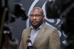 Renard Adams, a member of the Portland Public Schools’ bargaining team.