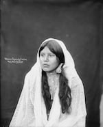 "Young Warm Springs woman"