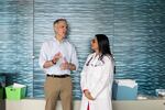 Luke Shaefer, a poverty expert at the University of Michigan, and Mona Hanna-Attisha, the pediatrician who uncovered the city's lead water crisis, launched the Rx Kids cash aid program this year.