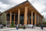 The new East County Library on opening day May 16, 2026, in Gresham, Ore.