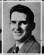 This 1948 Oregon State University yearbook image shows engineering student Douglas Engelbart.