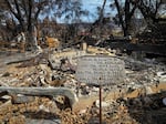 Joseph Powell lost almost all of his neighbors after the Almeda Fire swept through Talent Mobile Estates in September. Only a few homes, including his own, remain standing on October 13.