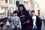 Diego Hernandez, right, with his mother, Clara Gaytan, and brother Fernando, 1996.