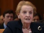 Former Secretary of State Madeleine Albright testifies during a Senate Appropriations Committee hearing on Capitol Hill, on May 9, 2017 in Washington, DC.