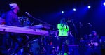 The jazz supergroup R+R = Now made its live debut at the Arlene Schnitzer Concert Hall Wednesday, April 18, 2018, as the opening act for neo-soul legend Erykah Badu's show.