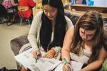 Alisha Zhao (left) is the founder and executive director of Kids First Project, a Portland-based nonprofit that brings programs and services to homeless youth. 