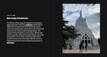 A World Factbook "Fact of the Day" entry from 2025 shows the Shrine of Our Lady of Lebanon, a Christian pilgrimage site near Beirut.