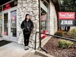 Emiko Badillo, co-owner of vegan Food Fight! Grocery, stands outside its second location on outer Northeast Halsey Street. Observing customer habits is one way Badillo has seen the Portland vegan scene change over the last 15 years.