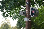 A new traffic camera installed on Southeast Powell Boulevard. 