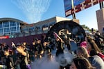 FILE - Texas State takes the field against Louisiana Monroe during an NCAA football game, Oct. 14, 2023, in San Marcos Texas.
