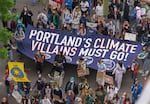 FILE: Thousands of area youth climate activists and supporters marched through downtown Portland, May 20, 2022, as part of a youth-led climate mobilization.