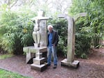 Sculptor Lee Kelly at his studio in Oregon City.