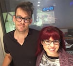 Matt Fraction and Kelly Sue DeConnick, at our studios in September 2014.