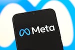 In this photo illustration, the Meta Platforms, Inc. logo is seen displayed on a smartphone screen.