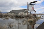 A view from the road between Burns and the Malheur National Wildlife Refuge on April 14, 2019.