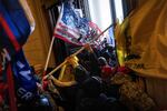 A pro-Trump mob breaks into the U.S. Capitol on January 6, 2021 in Washington, DC.