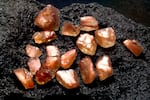Oregon sunstones that shimmer with tiny flecks of copper are described as "schiller." Sunstones are Oregon's state gemstone.