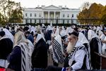 A large crowd of people gathered in front of the White House for morning prayers on Nov. 13, 2023, the day of the March for Israel. Full story here.
