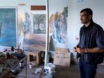 Christos Koutsouras in his studio