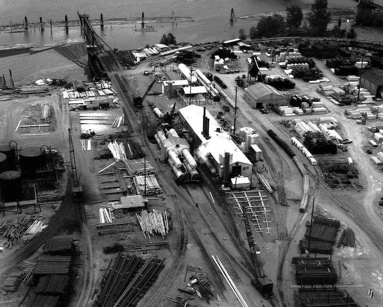 McCormick & Baxter Creosoting Company as it appeared in 1968.