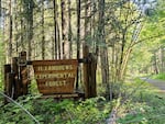 The entrance to the H.J. Andrews Experimental Forest in central Oregon on Jun. 16, 2023.