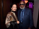 Clarence Avant and his wife, Jacqueline, attending a Grammy Awards event in 2020. Avant died Sunday at age 92. Jacqueline Avant was killed in 2021.