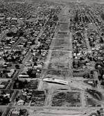 The construction of Interstate 5 through North Portland in 1963 resulted in the destruction of hundreds of homes and businesses and bisected the historically Black Albina neighborhood.