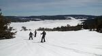 Our volunteer ski guides show us their favorite trail.