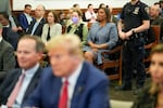 NEW YORK, NEW YORK - JANUARY 11: Attorney General Letitia James sits in the courtroom during the civil fraud trial of former U.S. President Donald Trump at New York Supreme Court on January 11, 2024 in New York City. Trump won't make his own closing arguments after his lawyers objected to Judge Arthur Engoron insistence that Trump stay within the bounds of "relevant, material facts that are in evidence" of the case. Trump faces a permanent ban from running a business in New York state and $370 million in penalties in the case brought by state Attorney General Letitia James. (Photo by Seth Wenig-Pool/Getty Images)