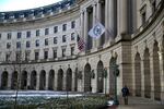 A view of the U.S. Environmental Protection Agency headquarters on March 16, 2017 in Washington, D.C. EPA employees are among the federal workers who have negotiated telework arrangements in their collective bargaining contracts.