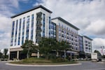 As part of a Housing Opportunity Commission program, shown is one of the luxury apartment buildings in Derwood, Maryland.