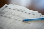 In this photo illustration, a U.S. Citizenship and Immigration Services I-918 Petition for U Nonimmigrant Status form, known as a U visa, is shown in Hillsboro, Ore., on Sept. 29, 2026. 