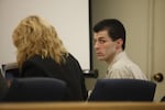 Nicholas McGuffin sits during his trial in 2011.