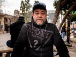 Yousef Es-Sakani is trying to make sense of the airstrike in Gaza City earlier this month that killed his wife, four daughters and two of his sons.