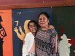 Silvia Moreno Aguilar and her daughter, Princessa, both show up every day to Portland's summer school for migrant students. Aguilar volunteers while her daughter takes classes.