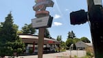 Northeast Portland's Montavilla Burgerville on June 10, 2020. The fast food restaurant was closed as workers went on strike after an employee there was diagnosed with COVID-19.