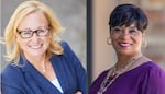 Metro Council President Lynn Peterson, left, dropped out of the Democratic primary in the 5th Congressional District and endorsed state Rep. Janelle Bynum.