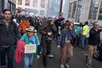 Protesters try to escape the area and get tear gas out of their eyes and lungs after federal immigration agents deployed the chemical munition on a crowd of more than a thousand demonstrators, many of whom were with local unions and included elderly people and children, in the blocks surrounding the U.S. Immigration and Customs Enforcement facility in Portland, Ore., on Jan. 31, 2026.