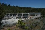 The J.C. Boyle Dam, one of four that the Interior Department is recommending for removal from the Klamath River. It runs through Southern Oregon and Northern California.