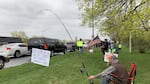 Demonstrators in Spokane's Franklin Park April 22 said they wanted to fish, saying it's one of the most socially distant and isolating activities possible.