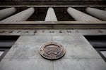 A file photo of the Treasury Department headquarters in Washington, D.C., where billionaire Elon Musk has installed an ally to oversee a key payment system as part of his cost-cutting efforts.