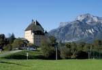 The Schloss Goldenstein is located in the municipality of Elsbethen, south of Salzburg city, Austria. Three nuns in their 80s gained notoriety after fleeing their care home to return to their former convent.