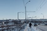 Smoke billows from the CET-1 power plant in Chișinău, Moldova, Jan. 9. After Russia triggered an economic crisis in Moldova by halting gas exports in 2022, Moldova set about diversifying its energy supply. It no longer depends on gas from Russia, but still buys electricity from the Russian-backed breakaway region of Transnistria.