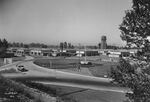 The view of Vanport from the entrance on Denver Ave. on the east side of town.
