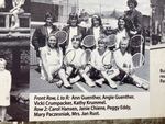 Mary Paczesniak was a star tennis player, but she never got her varsity letter. She is pictured here in an old image from the Marshfield High School yearbook.