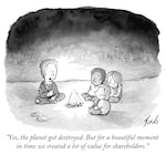 This cartoon of Toro's, first published in 2012, has been shared widely and is a favorite of environmentalists and climate activists.