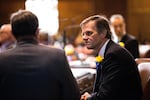 State Sen. Mark Hass, D-Beaverton, in the Oregon Senate on Monday, Jan. 14, 2019, in Salem, Ore.