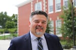 Superintendent Guadalupe Guerrero outside of Franklin High School on Aug. 9, 2019.