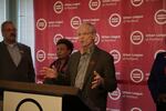 Rep. Earl Blumenauer speaks at a press conference on restorative justice for cannabis convictions on March 9, 2019.