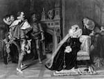 A rendering by an unknown artist depicts the scene of Mary Queen of Scots receiving her death warrant in prison in February 1587.